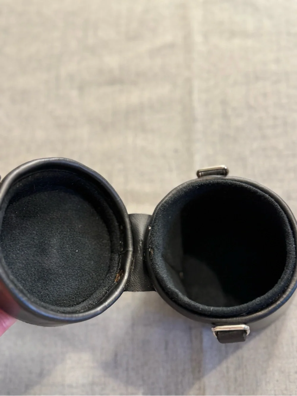 Vintage J.C. Penney Multi-Coated 28mm or 50mm Prime Lens Leatherette Case.